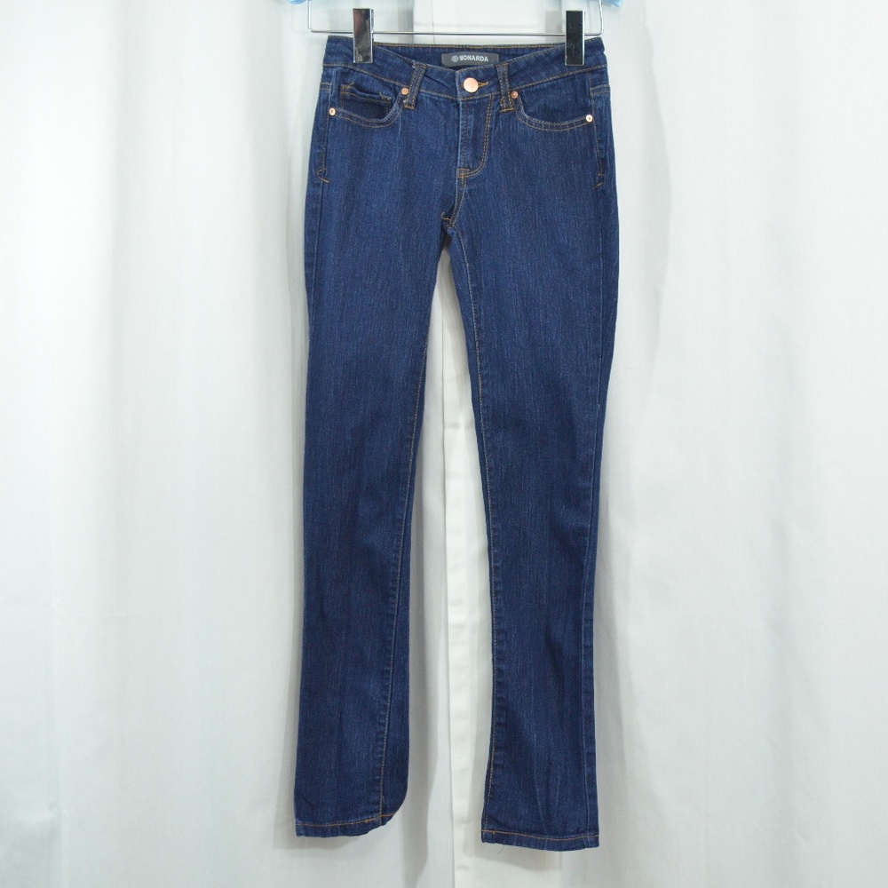 Monarda Dark Blue Denim Skinny Jeans Size 0